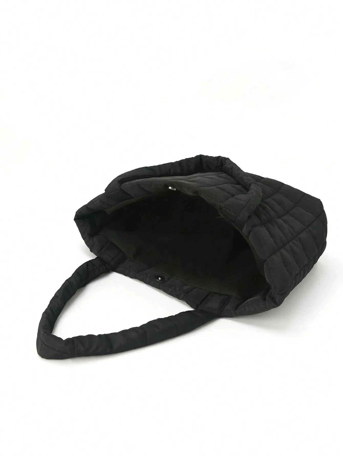 Gesteppte, gepolsterte Nylon-Tragetasche, große Kapazität, weiche Gitter-Schulterhandtasche, leichte Allzwecktasche für Arbeit, Einkäufe, tägliche Reisen – Detail 8