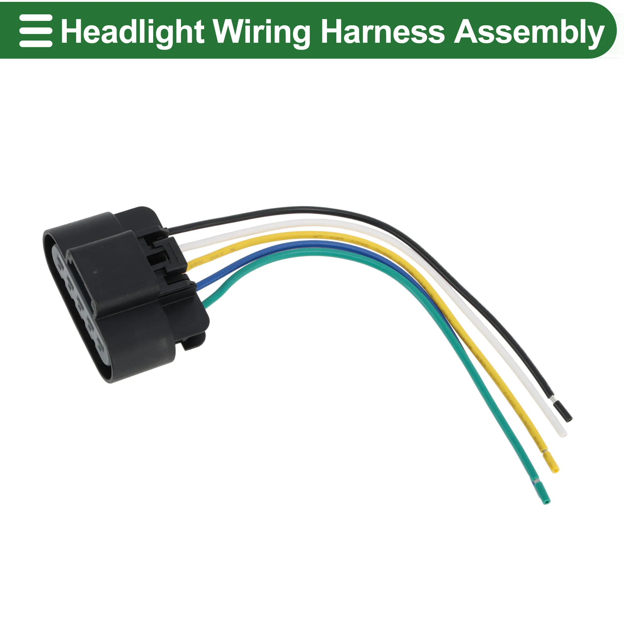 UXCELL Headlight Wiring Harness Assembly for Chevrolet Impala 2006-2013 Headlights Lamp Wire Harness 15cm