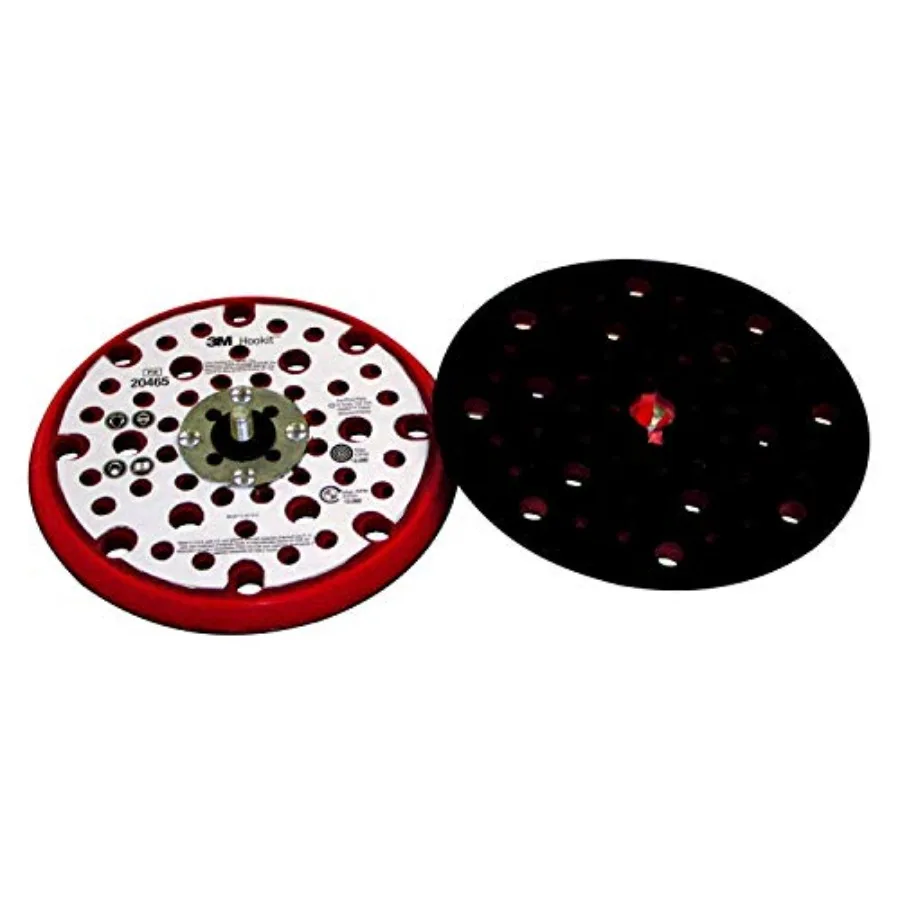 

Hookit Clean Sandg Low Profile Disc Pad 81 Plus 204 x 3/8 x/8 CH x -1/24 External 3 Holes Red Foam