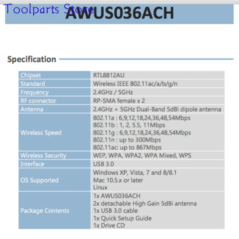 AWUS036ACH RTL8812AU Network Card BT5 Kali Linux MAC