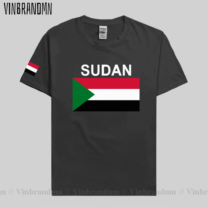 North Sudan Sudanese mens t shirt 2021 jerseys nation team tshirt 100% cotton t-shirt clothing tees country sporting SDN Islam