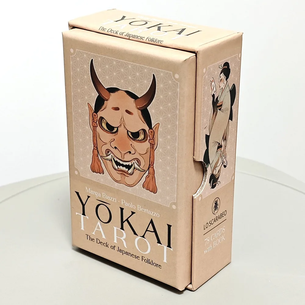 Yokai Tarot Cards 78Pcs Japanese Folklore Yokai Tarot Deck Divination Oracle Cards Without Guide Book Fortune Telling Tarot view 2
