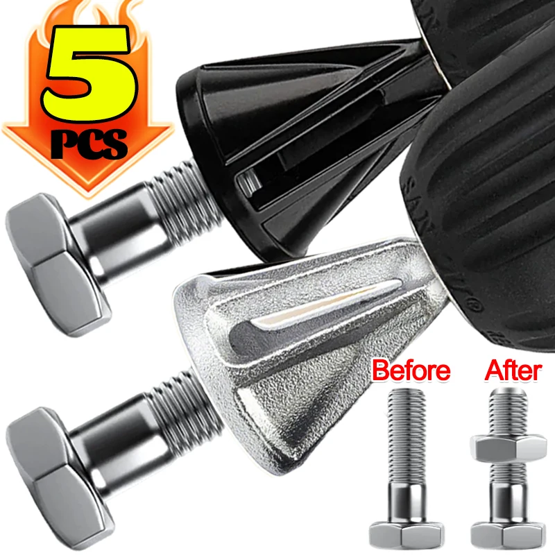 

Набор из 5/1 шт. инструментов для снятия заусенцев и нарезания внешних фасок, для ремонта поврежденных болтов, удаления заусенцев, с шестигранным металлическим хвостовиком, сверло