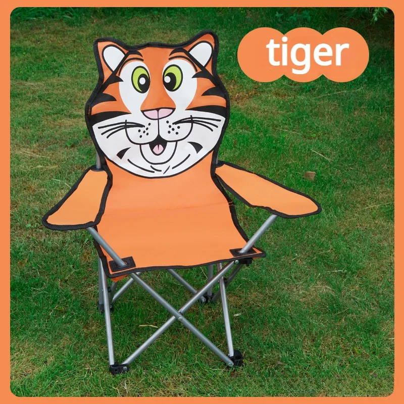 Outdoor Cartoon Folding Camping Portable Fishing Beach Chairs Children\'s Lovely Backrest Lightweight Cute and Fun Shaped Chairs