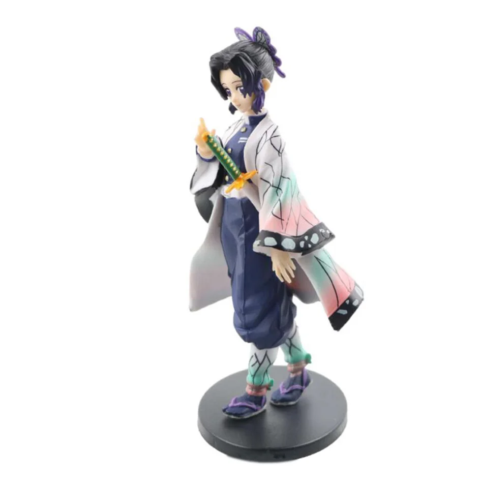 Anime 16cm demon slayer figura kamado tanjirou nezuko figuras de ação pvc modelo brinquedos zenitsu estatueta inosuke kimetsu não yaiba