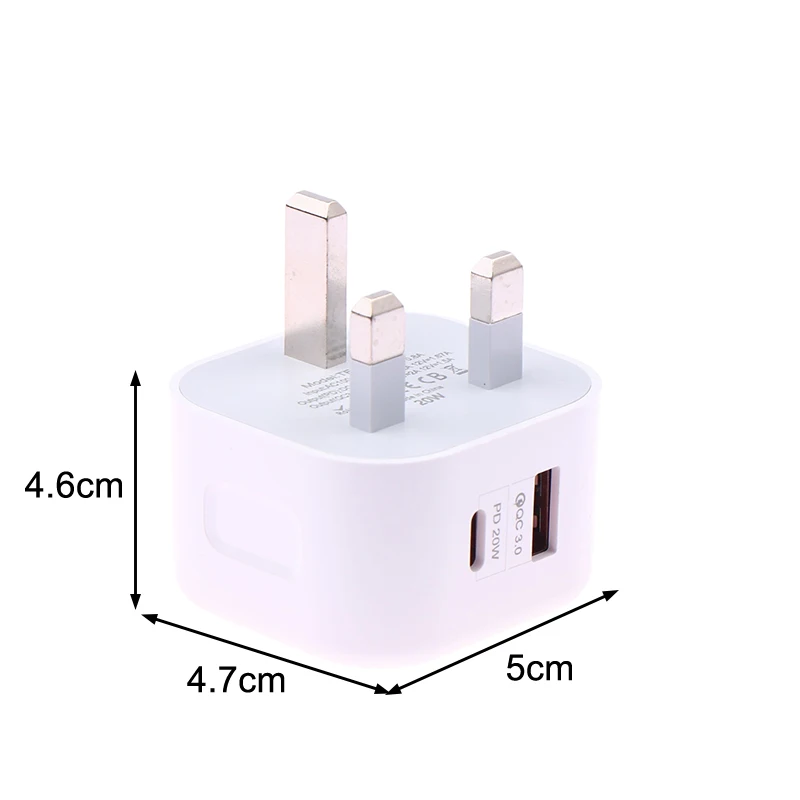 Hot Sale 1Pcs White Dual Port USB-C  Charger 100W - Compact GaN Fast Charger for Laptops & Phones, Worldwide Plug Compatibility