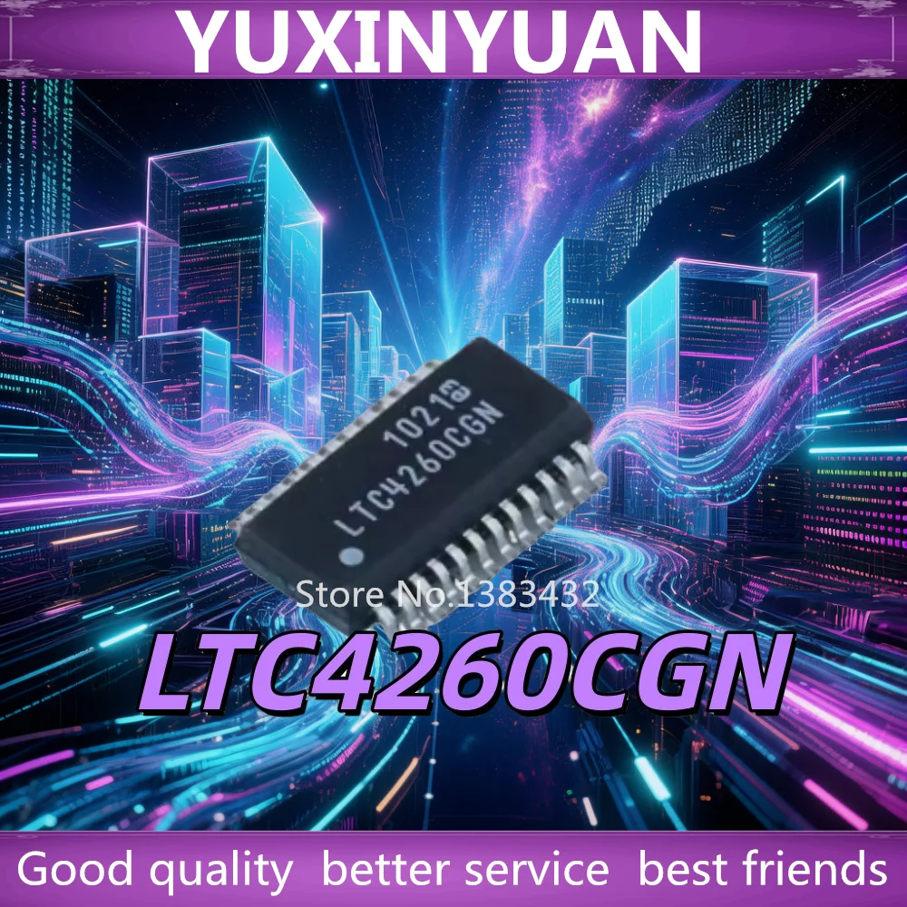 

10 шт. %Новый оригинальный LTC4260CGN # PBF LTC4260CGN SSOP-24 Чип мониторинга и сброса