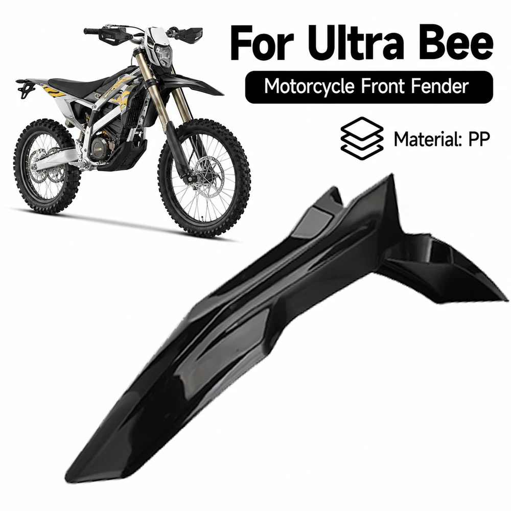 Motorcycle Front Fender Mudguard For Surron Sur-Ron UltraBee Electric Dirt Bikes Off-Road Ebikes Accessories Splash Guard Parts