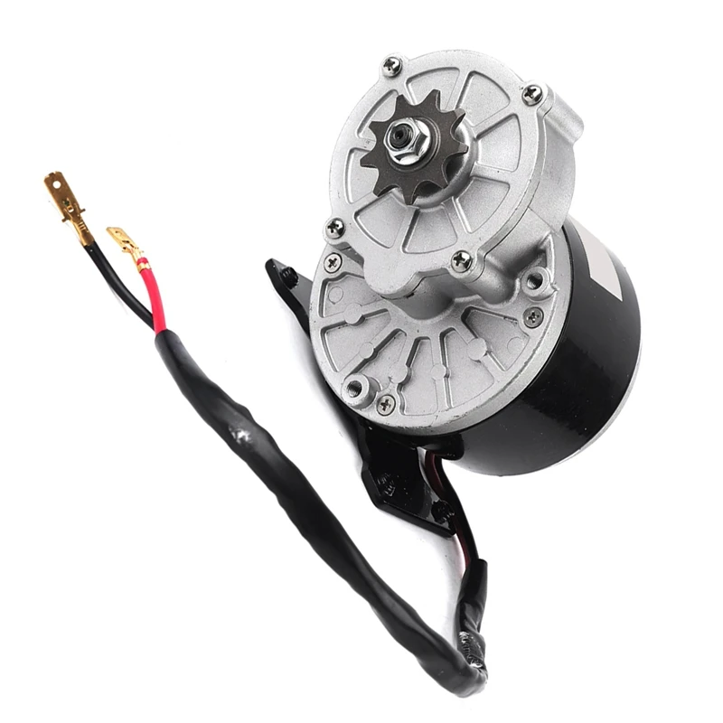 AA49 12V 250W Gear Reduction Electric Motor With 9 Tooth Sprocket Brushed DC Motors Reductor E‑Bike Scooter