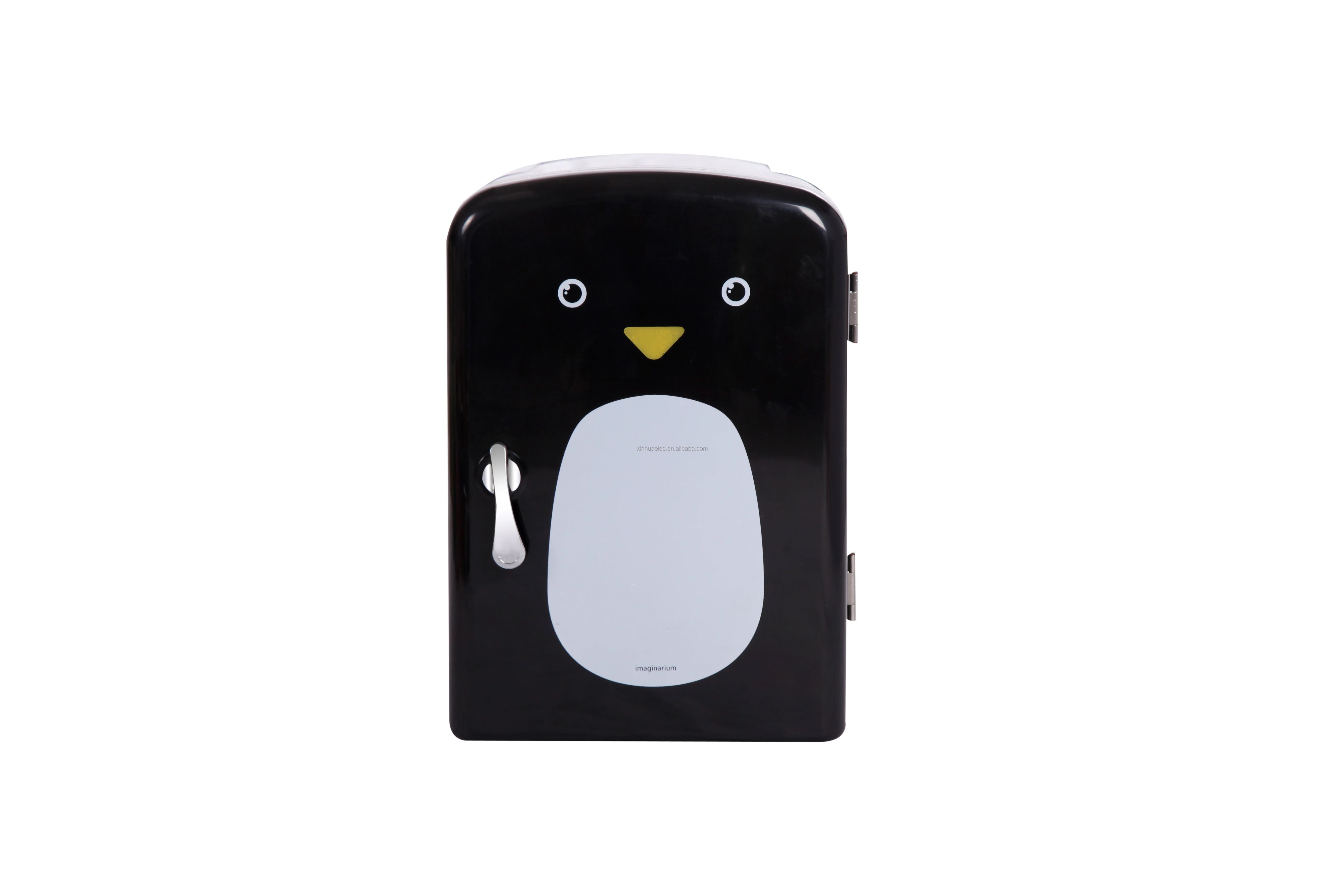 4L Portable Mini Electric RV Fridge Outdoor Auto-Defrost Black Glass Door Plastic Car Hotel Energy Efficient
