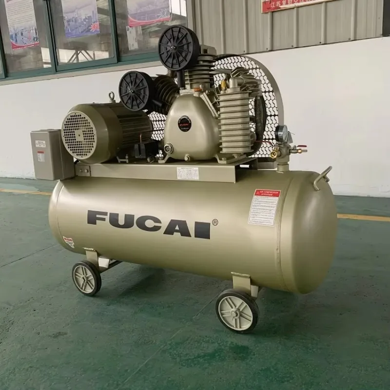 7.5HP 5.5KW Low Noise Piston Air Compressor - Industrial Silent Air Compression Equipment