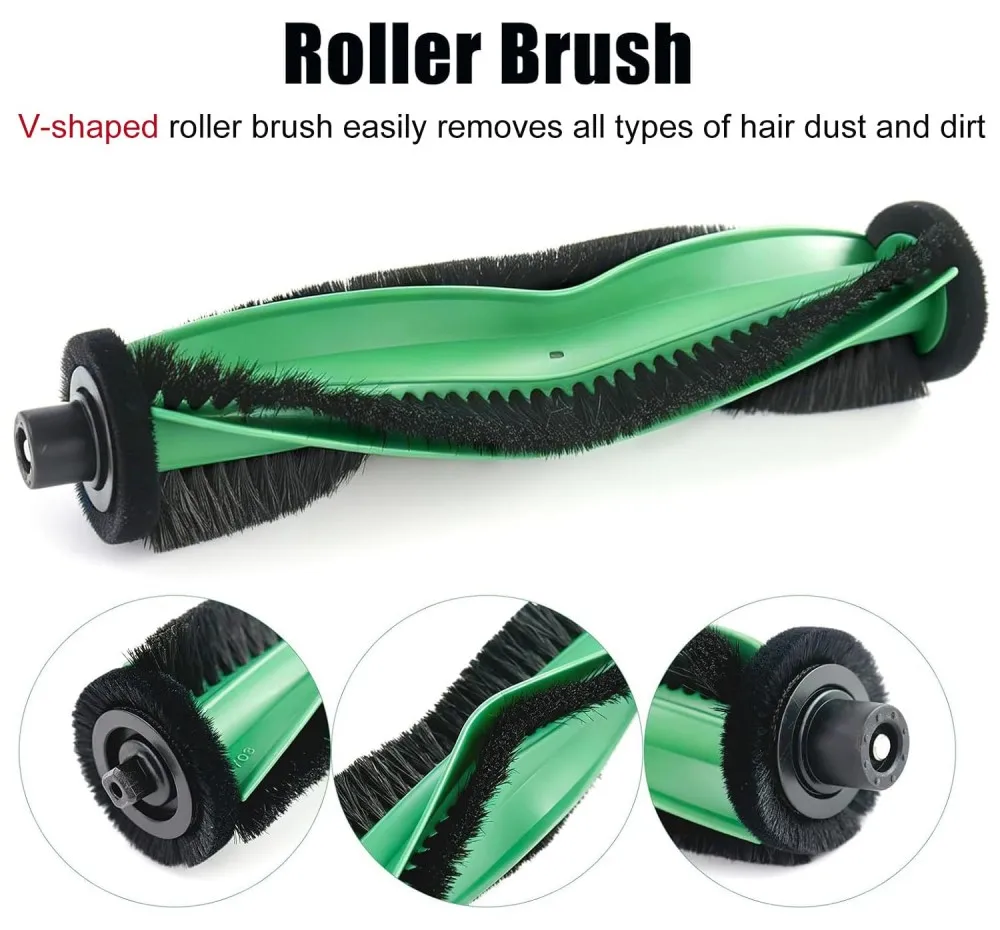 Fit For IRobot Roomba 115 Combo/115 Combo+ Vacuum Cleaner Replacement Parts Main Roller Brush Side Brush Filter Mop Pad Dust Bag