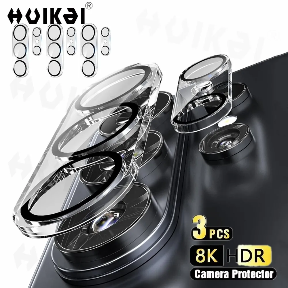 3 Pack For Samsung Galaxy S26 Ultra S26 Plus Camera Lens Screen Protector Drop Protection HD Clear Tempered Glass Anti-Scratch
