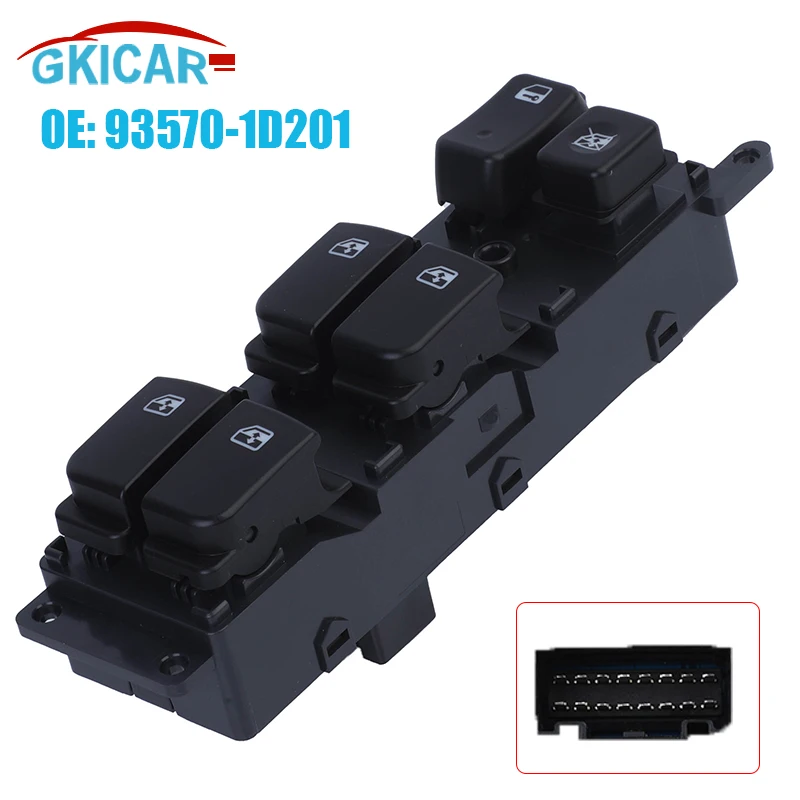 

Электрический переключатель окон 93570-1D201 935701D20 1 Power для Kia Carens