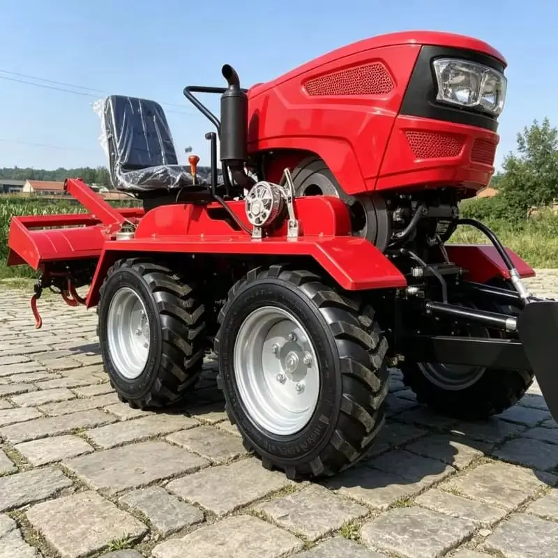 

Customized High-efficiency wheeled rotary tiller, farm deep plowing machine, multifunctional high-power four-wheel tiller