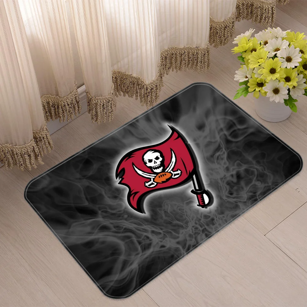 Living Room Mat for Hallway on the Floor TampaS Bay BuccaneerS Outdoor Doormat Exterior Entrance Door Carpet Bathroom Rug Custom