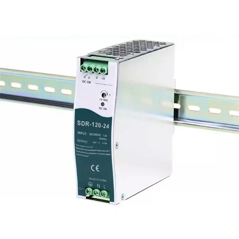 A69ESDR-120-24 Switching Power Supply DIN-Rail Switching Power Supply With PFC Function 150% Peak Load Capability