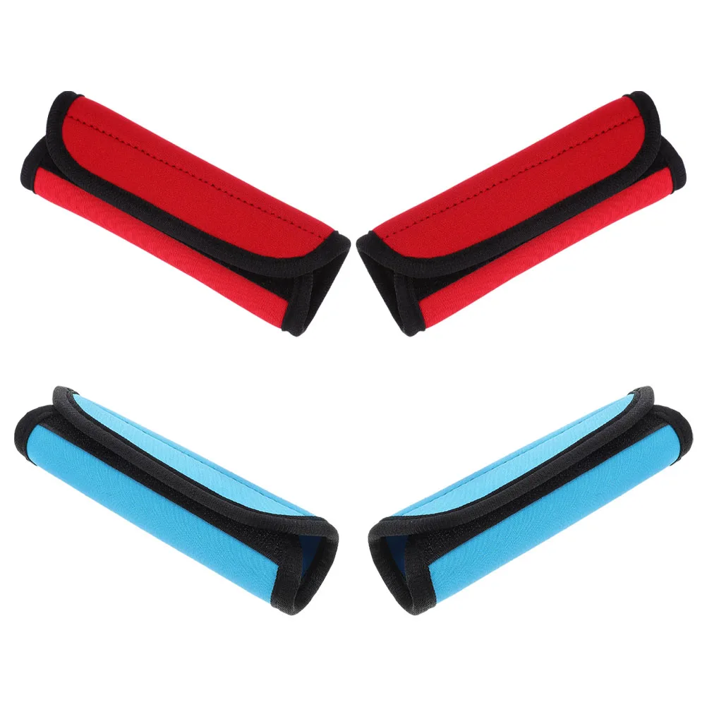 

4pcs Single Bar Jacket Barbell Weight Cover Cushion For Squat Hip Thrusts Pull Up Handle Grip Antislip Design Removable Cushion