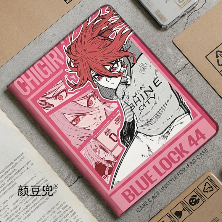 

Чехол Chigiri Hyoma Anime BLUE LOCK для iPad Air 45 Mini 5 6, роскошный силиконовый чехол для Pro 12,9 11 для iPad 10th Protective Air 13