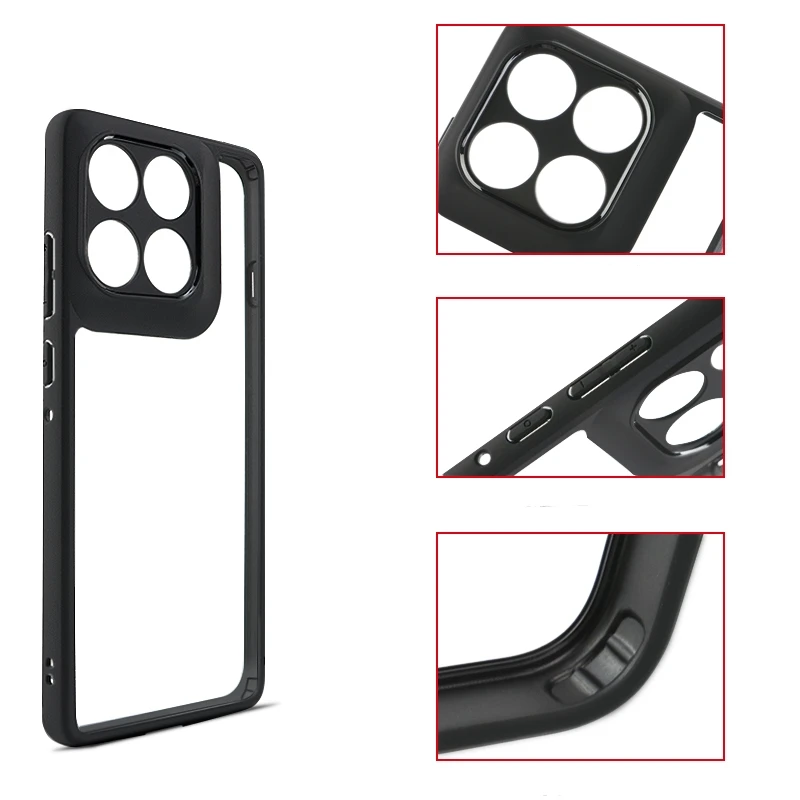 Para cubierta Motorola Moto Edge 60 Pro funda Moto Edge 60 Pro Capas a prueba de golpes mate armadura transparente Fundas Moto Edge 60 Pro