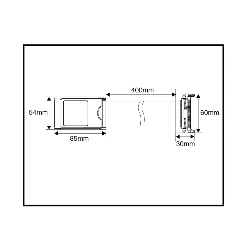 Suitable for PCMCIA Extension Cable 68Pin Fanuc Machine Memory Card Bus Siemens 840DPCU50 System CNC Machine Extension 40cm