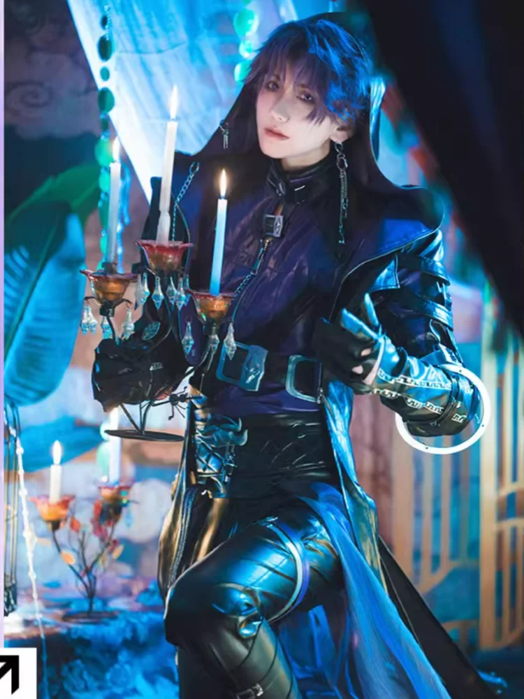 

Rafayel Cosplay Costume Love and Deepspace Men Handsome Uniform AbyssWalker Halloween Costumes Qiyu Role Play Clothing Pre-sale