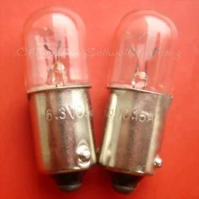 Miniature light 6.3v 0.15a ba9s t10x28 A369 NEW 10pcs sellwell lighting 2025-02