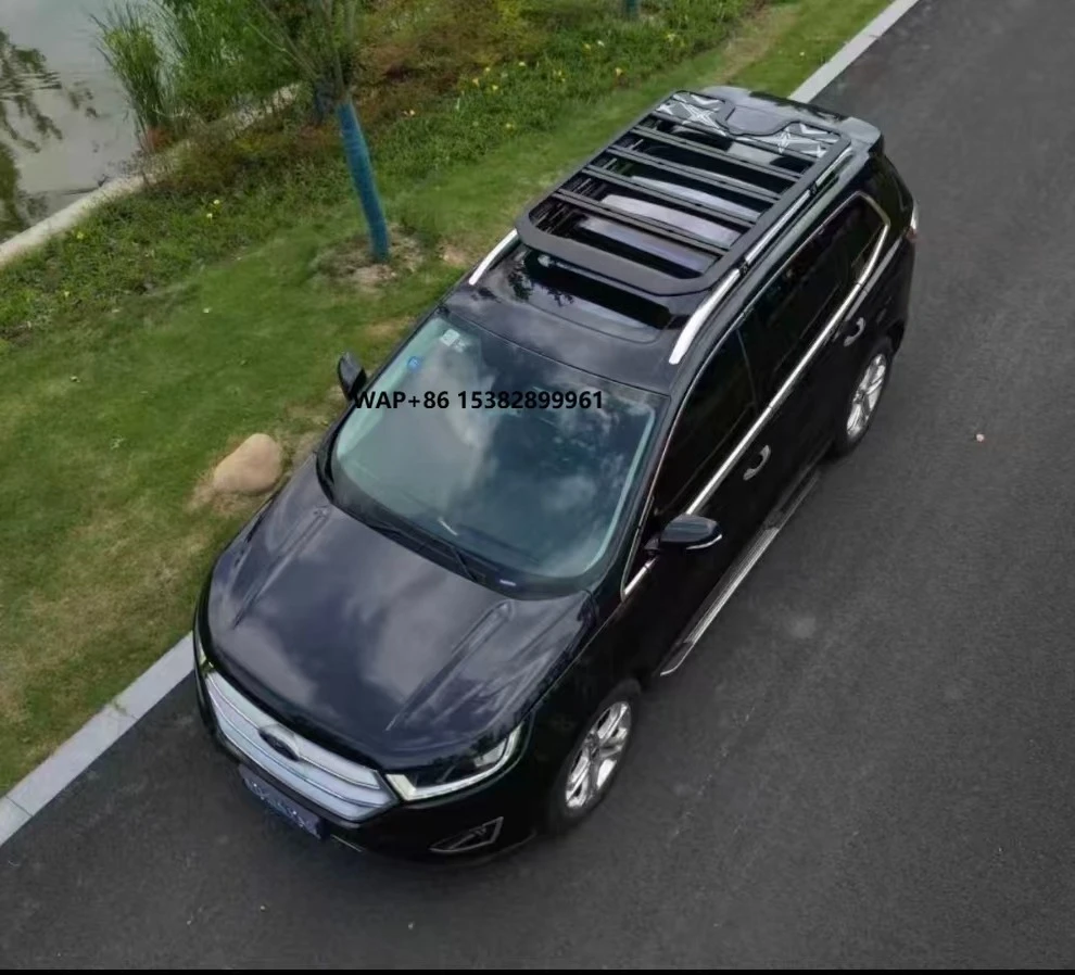 

Aluminum Alloy Roof Rack Platform for Edge Heavy-Duty Cargo Carrier with Universal Fit