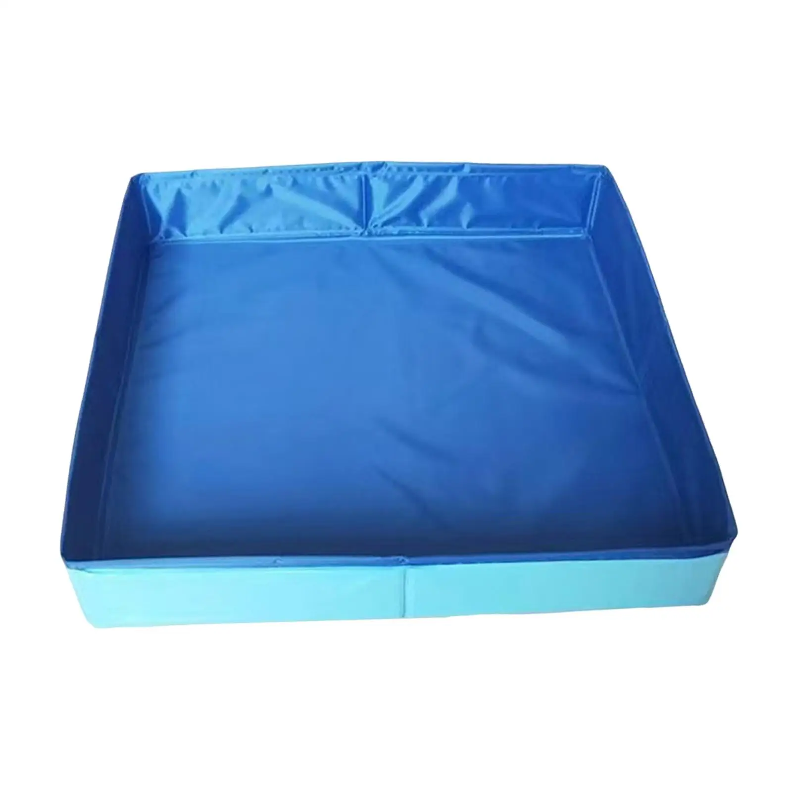 Sandbox Toy Easy to Carry Easy Installation Foldable Sturdy for Children Swimming Pool Blue Sand Toy for Garden Lawn Outdoor