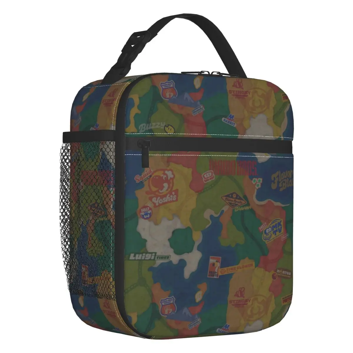 

Custom M-Marioes Video Game Brothers And Friends Insulated Lunch Bags for Outdoor Picnic Leakproof Cooler Thermal Lunch Box Men