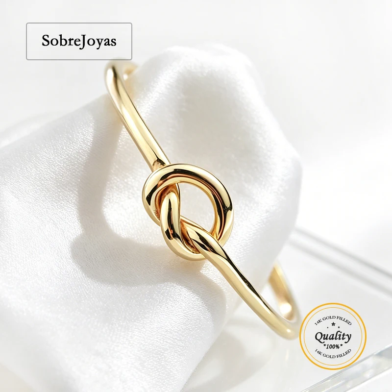 

14k Gold Filled Love Knot Ring Tarnish Resistant Promise Ring Bridesmaid Jewelry Gold Filled Friendship Band