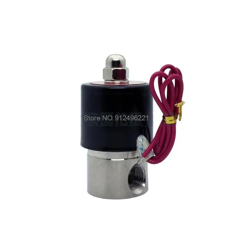 1/4'' Stainless Steel Water Electric Solenoid Valve FKM 2S025-08 DC12V,DC24V,AC110V or AC220V