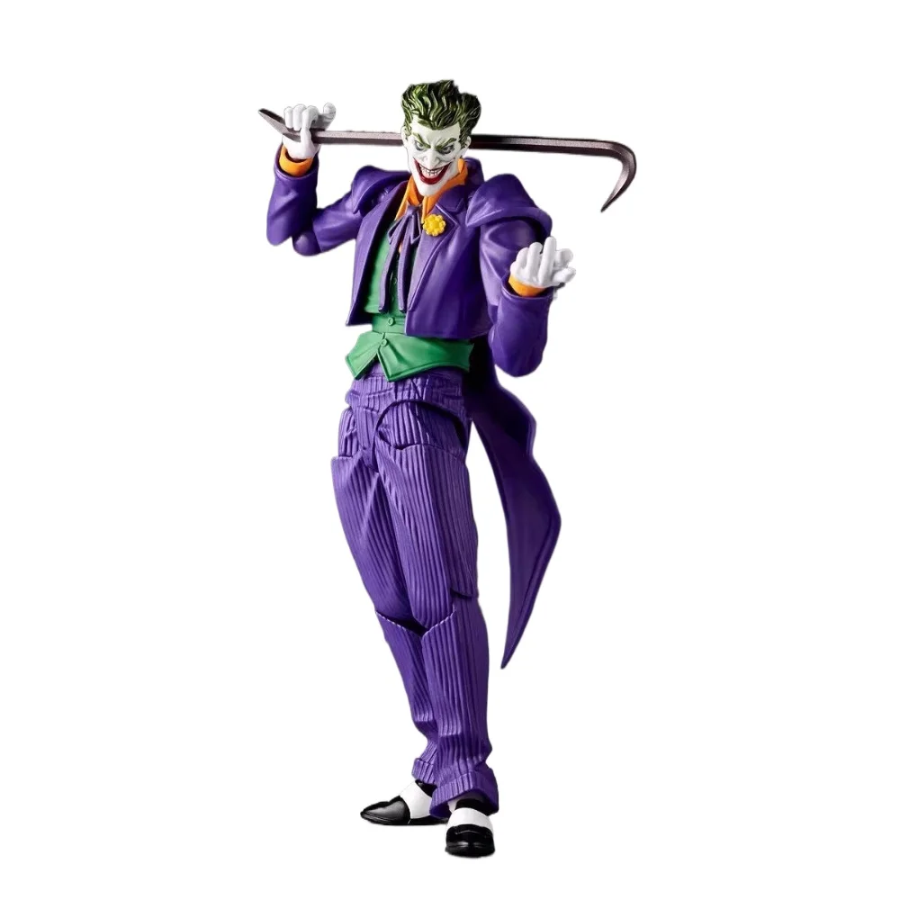 

Фигурка DC Comics Revoltech Yamaguchi Джокер, подвижная, 16 см, из ПВХ, коллекционная модель, украшение для комнаты, игрушка, подарок на праздник для детей