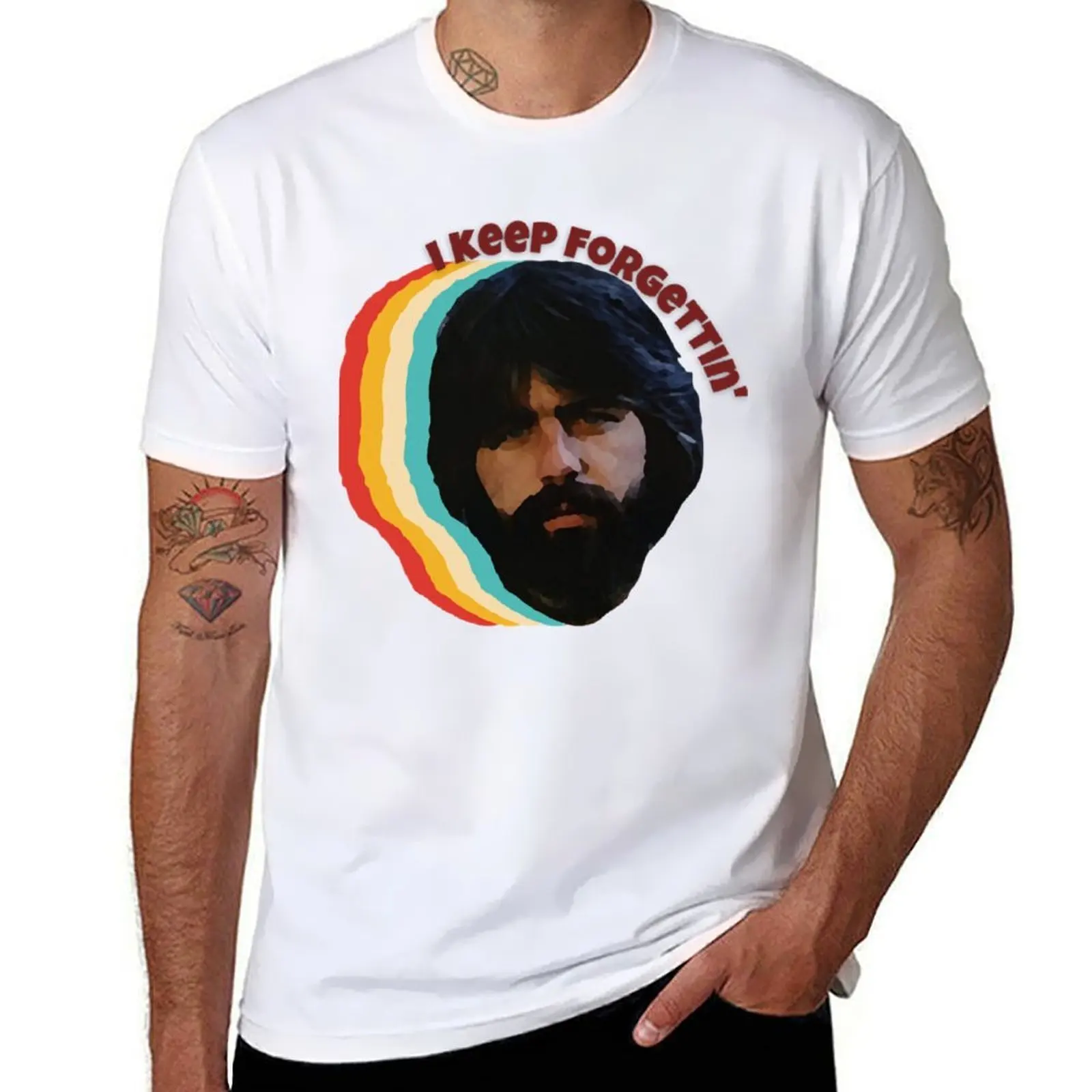 

i keep forgettin T-Shirt t shirts with prints t shirt man cotton T-Shirt