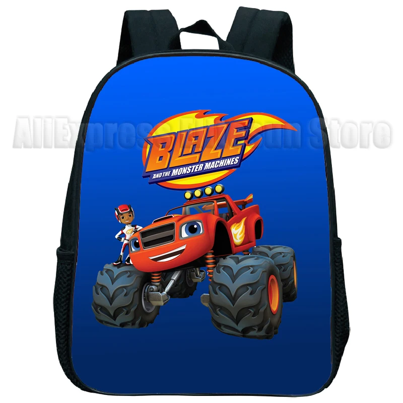 Blaze and the Monster Machines Backpack Children Toddler Kindergarten Bookbags Kawaii Boys Girls Kids Cartoon School Bags