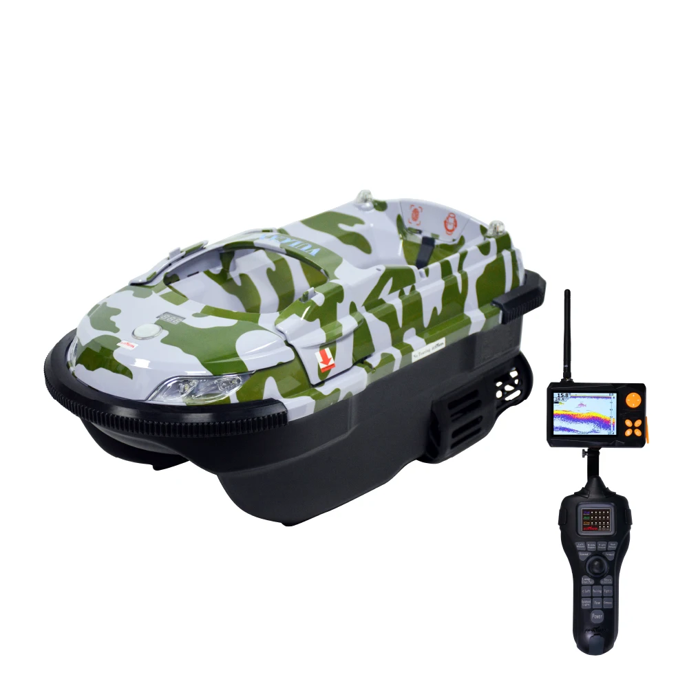 

Boatman Vulcan Pro With Gps Fishing Bait Boat Sonar Fish Finder 500m Echo Sounder Remote Controlled Rc Autopilot Radio Wholesale