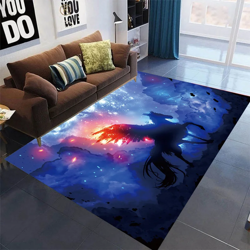 3d Cartoon Tiger With Rose carpets for living room kids bedroom floor mat kitchen parlor non-slip area rug large home decoration