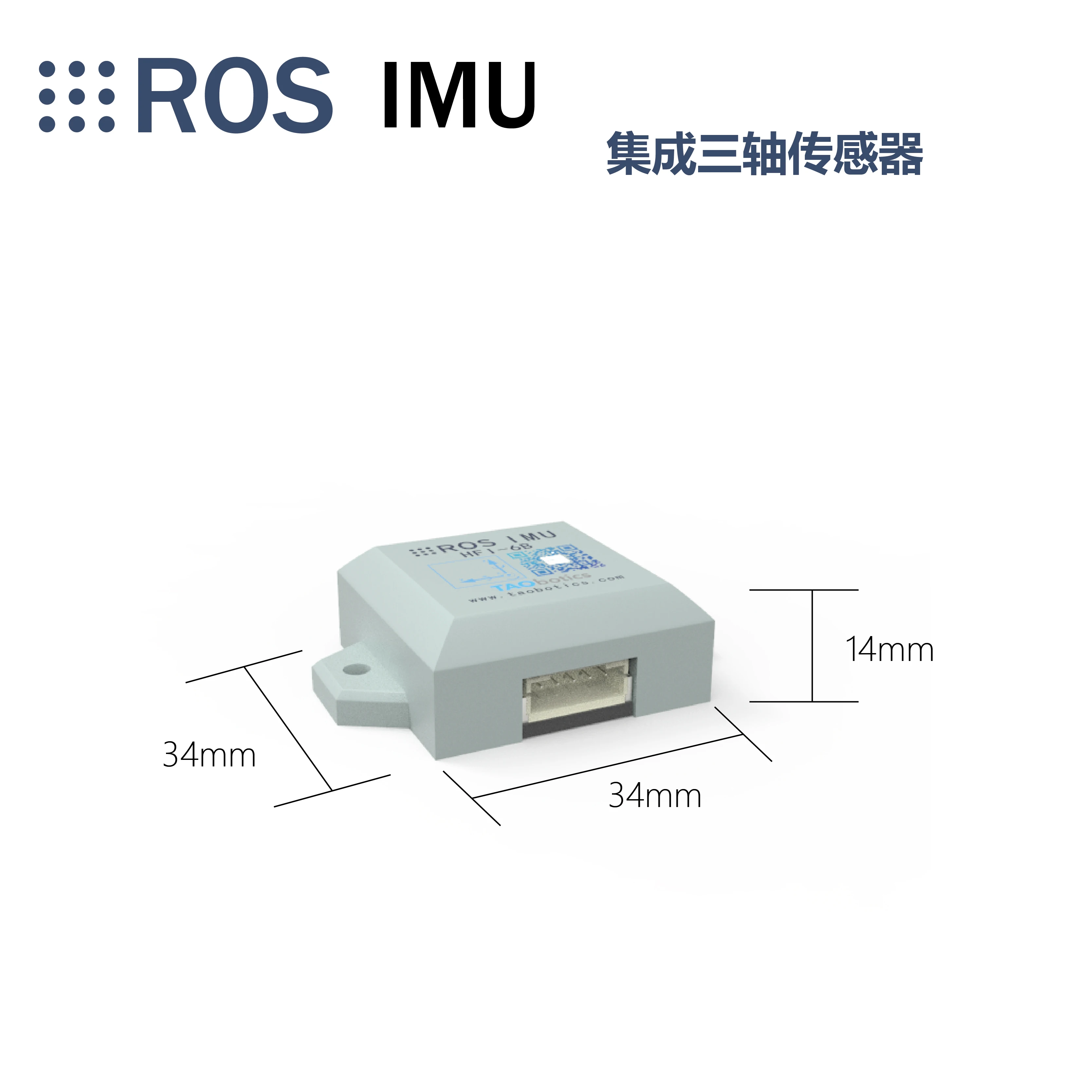ROS Robot IMU Module ARHS Attitude Sensor, Giroscópio Interface USB, Acelerômetro, Magnetômetro, 9 Eixos