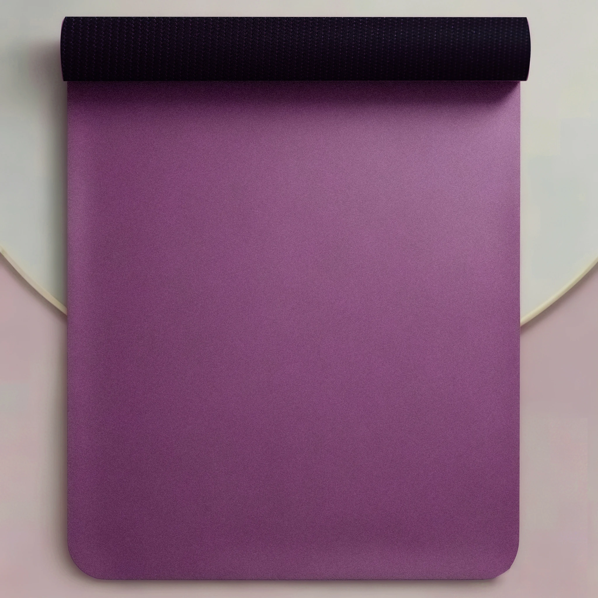 High-Density Eco-Friendly Custom Yoga Mat Matte Natural Rubber 5mm Water Resistant Coconut Fiber Anti-Slip Finish HOT!