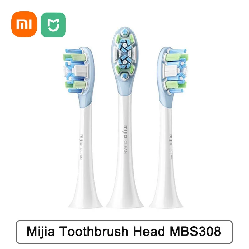 

3PCS Original Replacement Brush Heads for XIAOMI Mijia Electric Toothbrush MES609/610 Pro Sonic Sweep Vibration Toothbrush Head