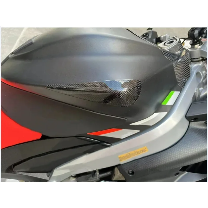 Carbon Fiber Fuel Tank Protector Cover For Aprilia RS660 2021-2023, Corner Trim Cover, Motorcycle Accessories