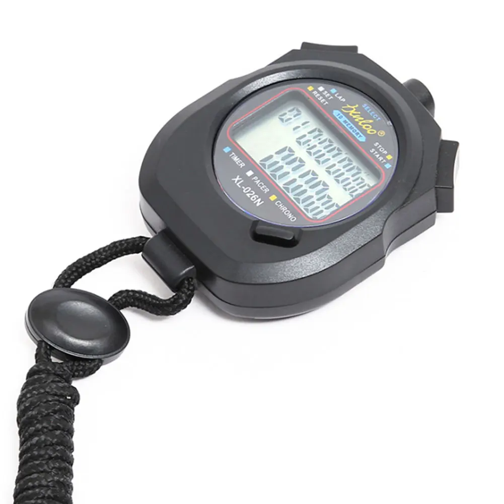 Multi-Function Sports Stopwatch Waterproof Electronic Stopwatch Timer Large Display for Coaches Swimming Running Sports Training