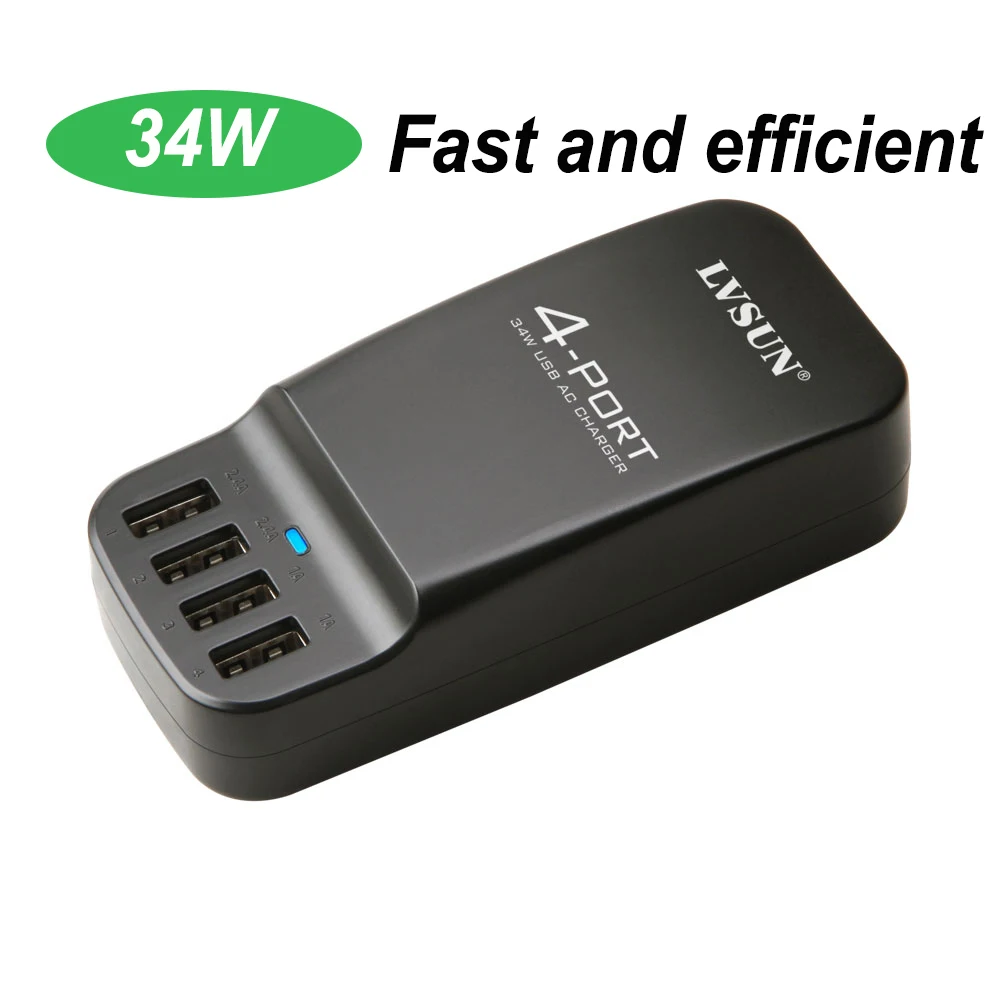 

Зарядное устройство с 4 портами USB, настенное зарядное устройство, адаптер для ноутбука 5 для iPhone 11/11 Pro/11 Pro Max/12/12 mini/12 Pro/12 Pro Max MacBook Pro 15