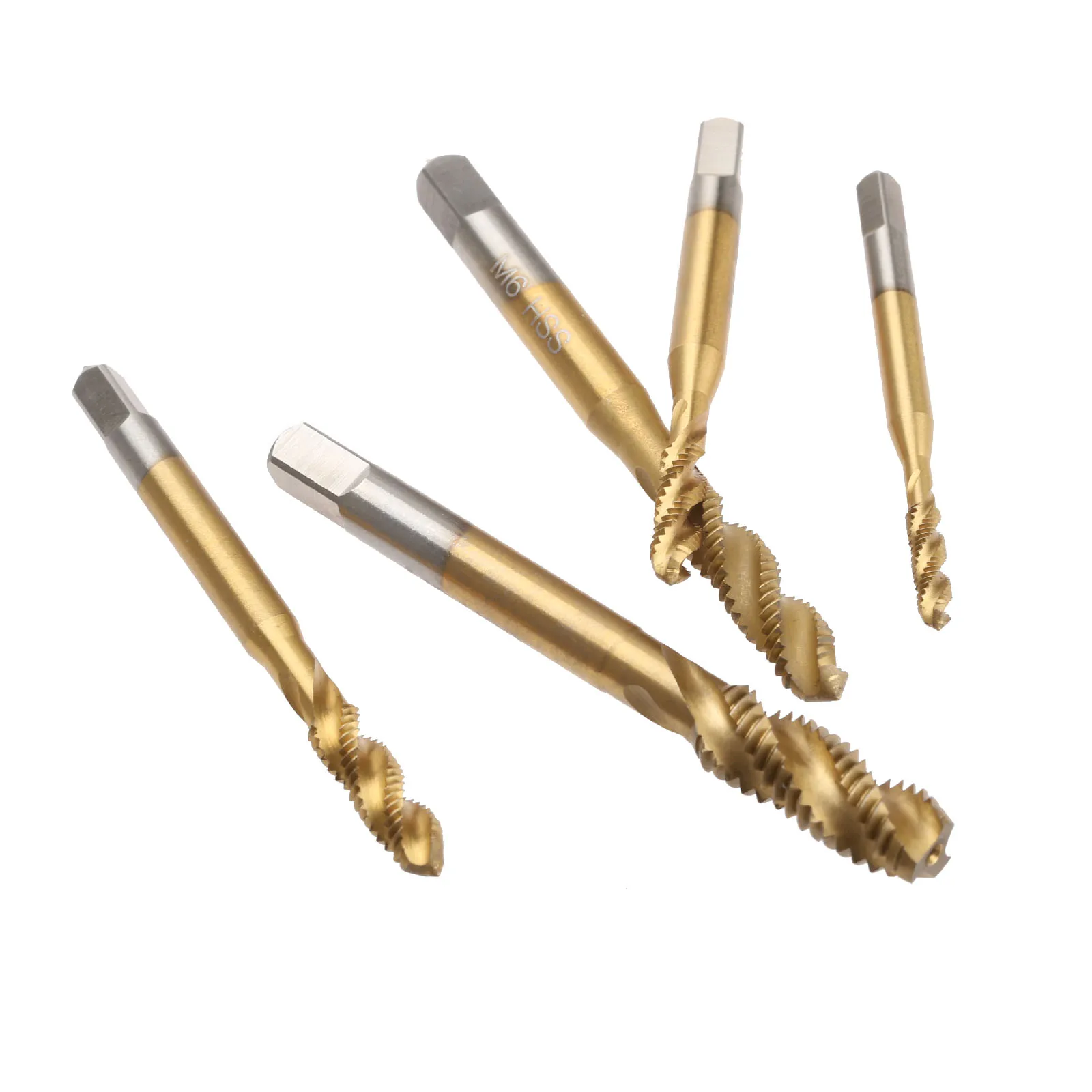 Ручные инструменты DRELD винт из быстрорежущей стали M3 M4 M5 M6 M8, титановый спиральный кран с прямой канавкой, метрический станок, винтовые краны, резьбовой станок
