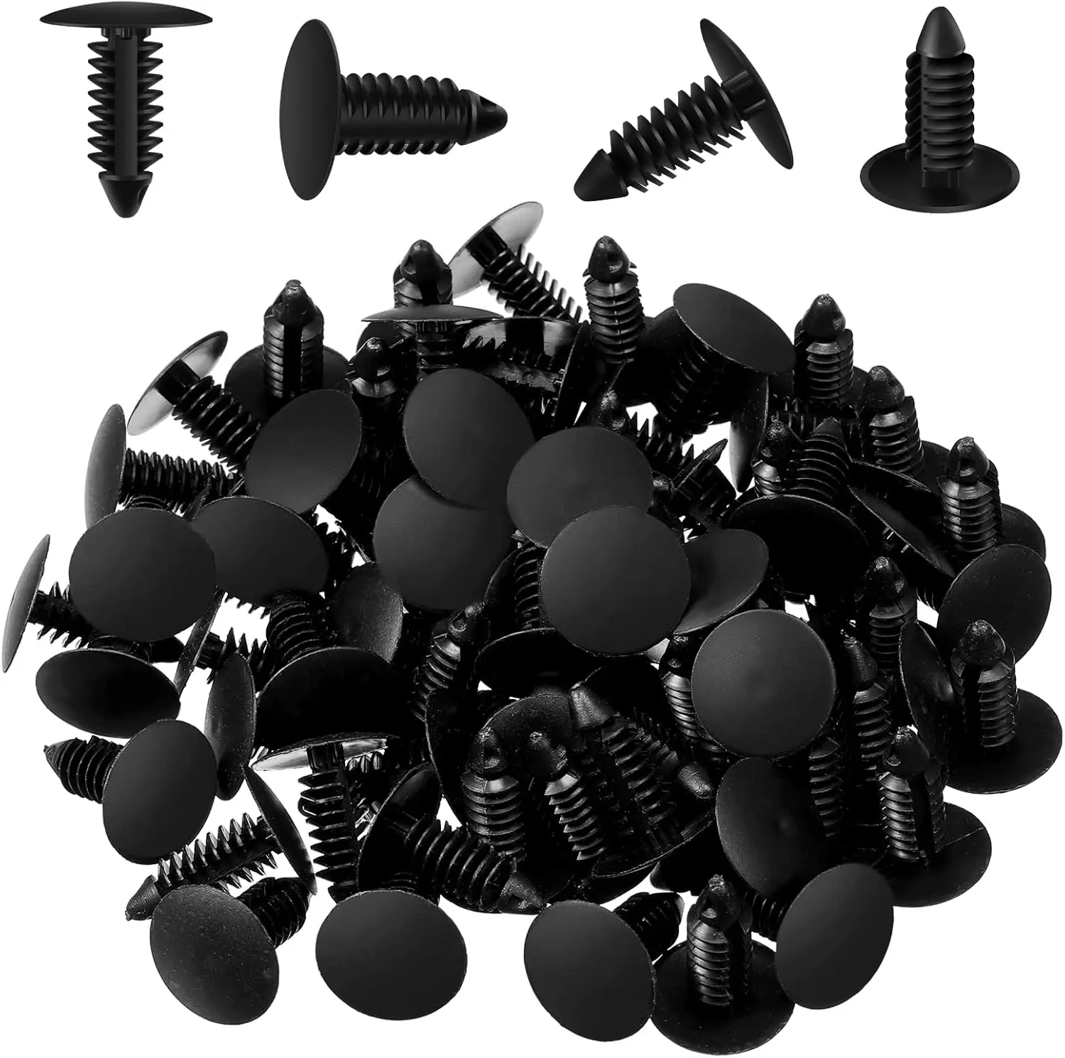 

100 Pcs Medium Multi Gauge Patio Strapping Fasteners 3/16 Inch or 7/32 Inch Hole Lawn Chair Webbing Patio Chair Repair Kit for