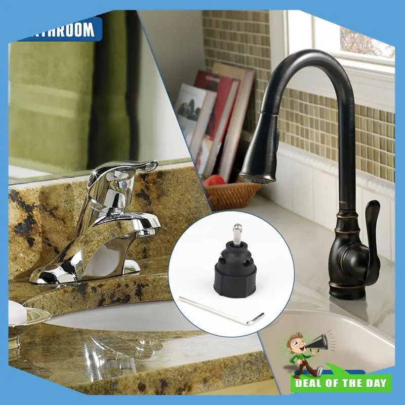 

24-часовая доставка для Moen, сменный картридж для кухонного смесителя для туалета с одной ручкой 1255 для крепления модели, шестигранный ключ Inc