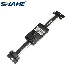 SHAHE 100/150/200/300 mm Tipo Vertical Balança Linear Digital Balança de Paquímetro de Aço Inoxidável Com Display LCD Ferramentas de Medição