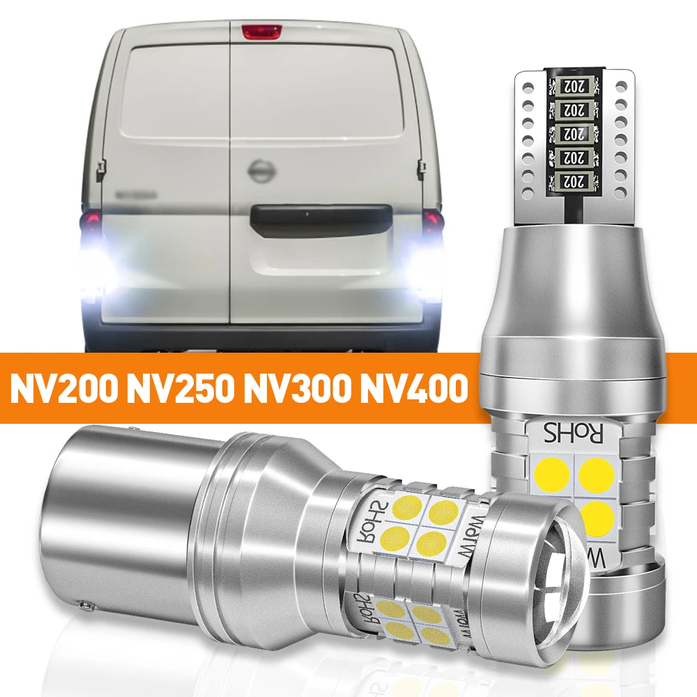 

2pcs LED Reverse Light For Nissan NV200 NV250 NV300 NV400 2010 2011 2012 2013 2014 2015 2016 2017 Accessories Canbus Lamp