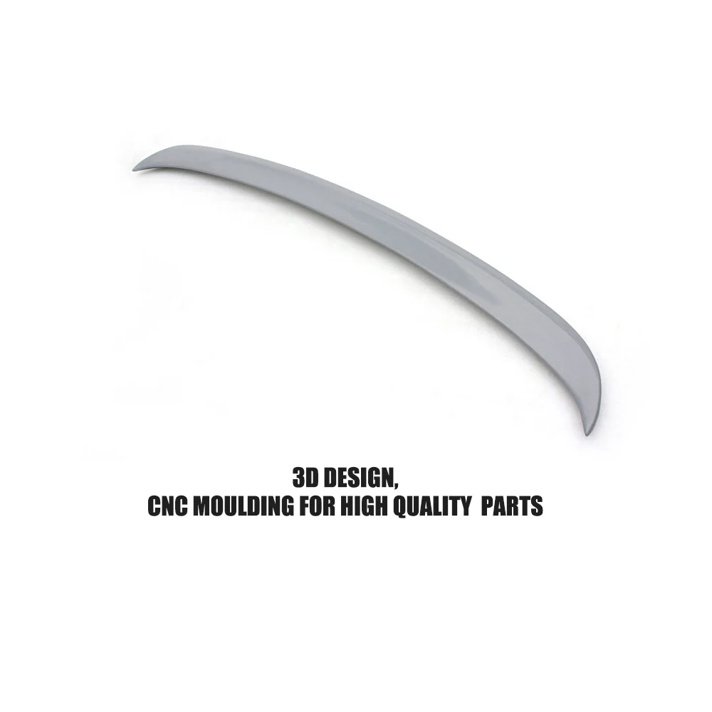 Unpainted Grey Primer Trunk Lip Spoiler for BMW 5 Series E60 525i 528i 535i 550i 2005-2008 Fiber Glass Rear Boot Spoiler Wing