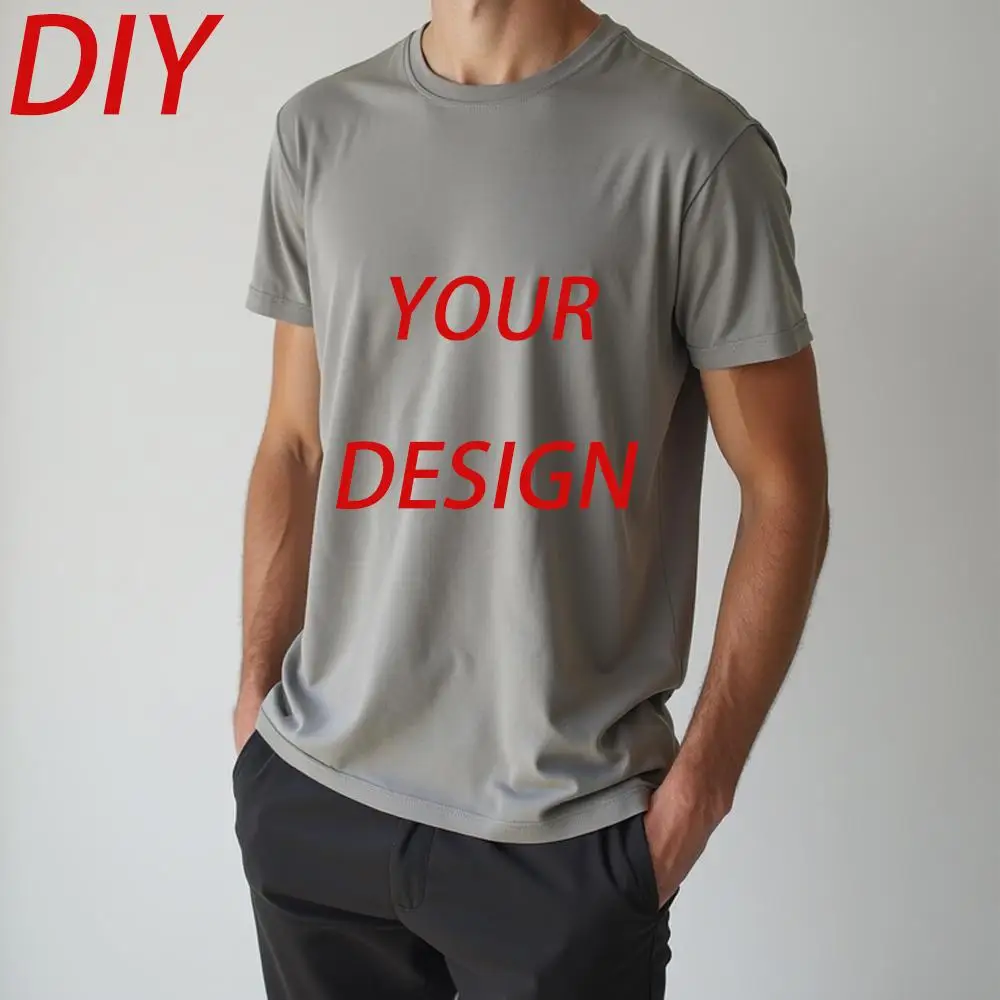 

DIY Number Name T-shirt Personalized Short Sleeve Customize And Add Your Own Message Fashionable Men's And Women's Tops XXS-6XL